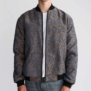 Factory Direct Custom Men's Bomber Jacket Breathable and Waterproof <b>Hip</b> Hop Style <b>for</b> Winter Wholesale Price - Product Image 1