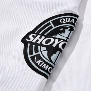 Kimono de Jiu-Jitsu Brasileño BJJ Gi Whit Shoyorol Hecho a Medida OEM, Fabricado con 100% Algodón Pearl Wave 450gsm, Kimono para Luchadores CP-BJJ-33 - Product Image 5