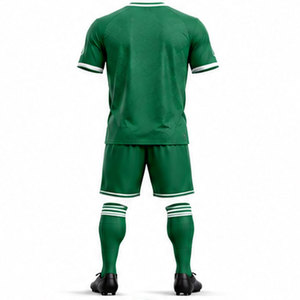 Professional Football Soccer Uniform Designed with Ergonomic Athletic Fit, Sweat-Wicking Performance Fabric and Fully Customized - Product Image 2