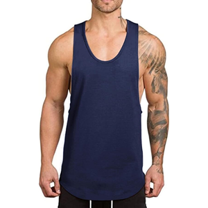 <b>Men</b>’s <b>Muscle</b> Tank <b>Top</b>, Sleeveless Cut-Off Workout Shirt, Bodybuilding Gym Stringer T-Shirt for Fitness Training - Product Image 5