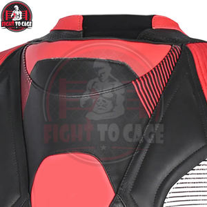 Combinaison de moto Alpinestar Racing Gear, en cuir noir, blanc et rouge, certifiée CE, taille plus, haute performance, protection, coupe ajustée - Product Image 3