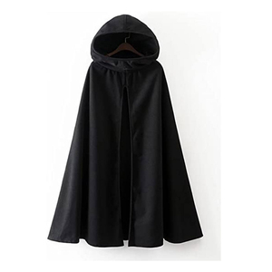 Capa con Capucha Renacentista Lista para Enviar, Capa de Bruja con Capucha, Traje Medieval de Caballero, Disfraz Gótico Unisex - Product Image 4