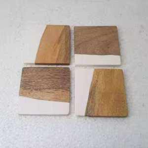 Top Selling Custom Size Shape Color Wooden <b>Marble</b> <b>Coaster</b> Tea Accessories Cedar Wood Epoxy Resin Cup <b>Coaster</b> Walnut <b>Coasters</b> - Product Image 4