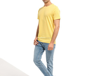 Custom Print T-shirt Mens Tee Shirt Thick Collar 100% Cotton T Shirts Heavyweight Plain Oversized Mock Neck <b>Tshirt</b> for Men - Product Image 5