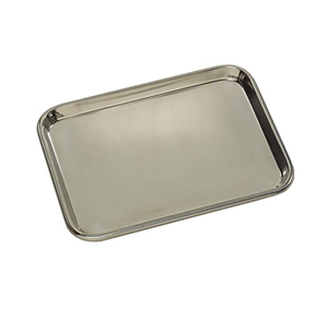 Creative Premium Quality Stainless Steel Serving Tray for <b>Table</b> Centerpieces Food Grade Storage Organizer Tray At Best Price - Product Image 1