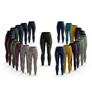 Leggings de yoga à taille haute personnalisés de qualité supérieure, sans couture, pour le fitness, l'entraînement, la course à pied, extensibles, grandes tailles, OEM - Product Image 1