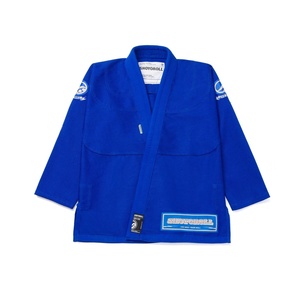 Kimono de Jiu-Jitsu Brasileño Shoyoroll Azul, 100% Algodón, Corte Regular, Unisex para Adultos, Uniforme de Judo, Ropa de Artes Marciales - Product Image 1