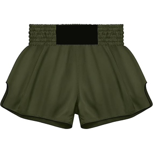 Shorts MMA pour femmes, taille haute, compression, bande de maintien en silicone, entraînement Vale Tudo - Product Image 1