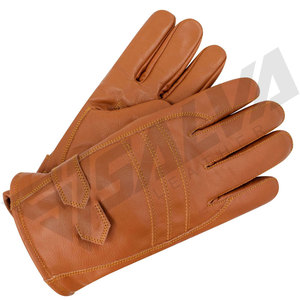 Tan Leather <b>Gloves</b> Custom Color Ceremonial Parade <b>Gloves</b> Goatskin 100% Grain Sheep Napa Leather <b>Gloves</b> From Pakistan - Product Image 2