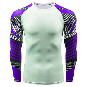 Camiseta de Protección UV para Hombre con Logotipo Personalizado, Camiseta de Natación de Manga Larga para Surf - Product Image 2