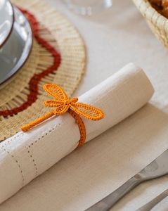 Anillo para Servilletas con Diseño de Libélula, Hecho a Mano, Decoración Rústica para Mesa de Comedor, Ideal para Eventos y Restaurantes - Product Image 2