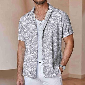 Design Your Own Logo Men Summer Shirts Fashion Wear Latest Design Men Summer Shirts For Adult - Product Image 4