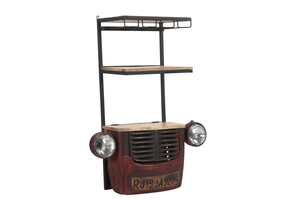 Armoire murale en bois de style vintage - Product Image 3