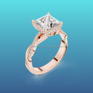 Pink Blush Designs Anillo de piedra turquesa de 10K Estilo bohemio para venta al por mayor - Product Image 1