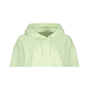 ชุดเดรสฮู้ดดี้โอเวอร์ไซส์ผ้าฟลีซสำหรับผู้หญิง ฤดูหนาว ผ้าฝ้าย 100% ระบายอากาศได้ดี กันลม เป็นมิตรกับสิ่งแวดล้อม ดีไซน์ลายนูนด้านหน้า - Product Image 2