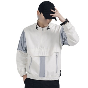 High Quality New Arrival Pullover Half Zip <b>Reflective</b> Windbreaker <b>Jacket</b> <b>Men</b> with Good Prices - Product Image 1