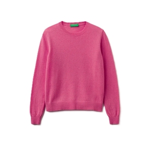 เสื้อสเวตเตอร์คอกลมสำหรับผู้หญิง สีพื้น แขนยาว สวมใส่สบาย เหมาะสำหรับฤดูใบไม้ร่วง ผลิตจากผ้าขนสัตว์ผสม ระบายอากาศได้ดี ไม่เป็นขุย ทรงปกติ - Product Image 5