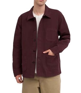 Chaqueta de Trabajo de Lona Personalizada OEM, Chaqueta de Trabajo para Hombre con Forro Acolchado, Impresión de Serigrafía Personalizada, con Bolsillos y Cuello Alto - Product Image 2