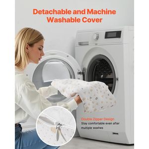 Almohada Corporal Ajustable y Suave para Embarazadas, Cómoda Almohada de Maternidad para Dormir con Cuña Extraíble - Product Image 3