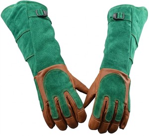 Durable Leather Welding <b>Gloves</b> with Kevlar Liner for MIG Safety Heat Flame Spark Resistant for Industrial Work Metal Fabrication - Product Image 4