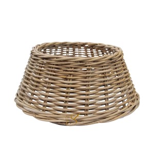 Modular Craft Natural Rattan <b>Christmas</b> <b>Tree</b> Collar Cord Slot Detachable Xmas <b>Tree</b> <b>Base</b> Ring Decoration - Product Image 4