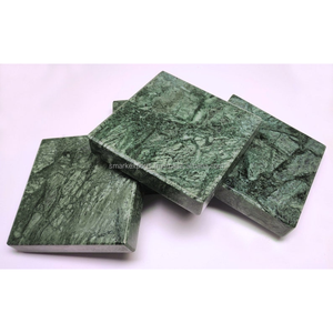 Natural Marble Classic Round Shape Eco-Friendly Heat Resistant <b>Drink</b> <b>Coasters</b> for Coffee Table Dining and Home Decor - Product Image 3