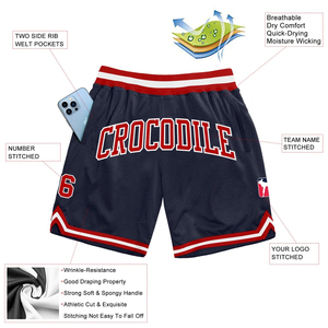 Shorts pour hommes personnalisés à séchage rapide, en maille respirante, pour le sport, le basketball et les loisirs, avec impression numérique par sublimation, faible MOQ, OEM, été - Product Image 6