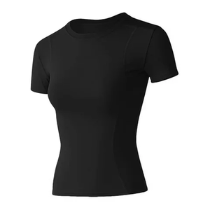 T-shirts personnalisés pour femmes et hommes, t-shirts de sport en polyester, blouses, hauts unisexes, t-shirts slim fit pour la gym, t-shirts unis - Product Image 5