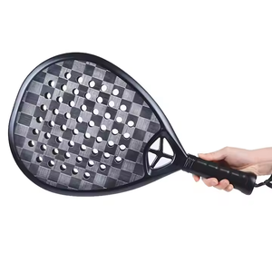 Raquetas de Pádel para Deportes al Aire Libre, Forma de Diamante y Redonda, con Cara de Fibra de Carbono, en Oferta - Product Image 6