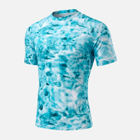 Maillot de bain à manches courtes UPF 50+ anti-UV, protection solaire, séchage rapide