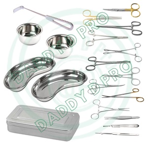 Juego de Cirugía de excisión profesional de 28 piezas Instrumentos quirúrgicos de excisión básica Juego de excisión dérmica POR DADDY D PRO CE ISO - Product Image 1