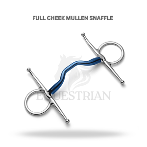 Mors à joues pleines Mullen pour cheval, équipement d'équitation - Product Image 2