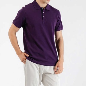 Chemises polo pour hommes de haute qualité, 100 % coton, logo personnalisé, respirantes, en vente - Product Image 2