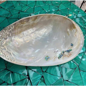 Plaque de coquille de nacre de luxe plaque de coquille de nacre bon marché pour le style à la maison et la décoration de mariage plaque de Style européen - Product Image 5