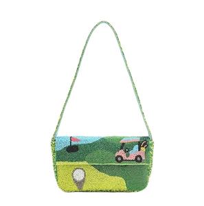 Bolso de mano bordado con cuentas, hecho a mano, con diseño intrincado y motivo floral artesanal, bolsos de mujer - Product Image 1