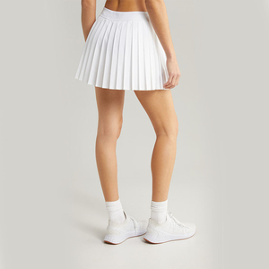 Jupe courte plissée pour femme grande taille, séchage rapide, respirante, en polyester, pour le golf, le tennis et le sport, avec poches, longueur mini, été et printemps - Product Image 3