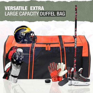 Top Trendy New Design Comfortable Carry Best Supplier High Quality Lightweight Reasonable Price Custom Ice Hockey <b>Duffel</b> <b>Bag</b> - Product Image 5