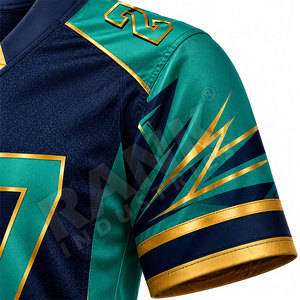 Maillot de football américain de qualité supérieure, service OEM, maillot de football américain élégant avec coupe athlétique - Product Image 5