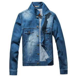 Veste en jean pour homme de haute qualité avec fermeture boutonnée, vêtement d'extérieur, vente en gros, fabricant, veste en jean pour homme au quotidien - Product Image 1