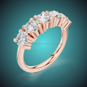 Active 14K Minimalist Daily Wear Jewelry Bague en diamant CZ plaqué mode - Product Image 1