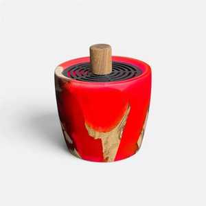 Nuevo Quemador de Incienso Bakhoor Hecho a Mano, Ecológico, 100% Natural, de Madera, con Soporte de Resina Epoxi, Decoración Religiosa para el Hogar, Arte Moderno - Product Image 5