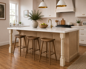 Pieds de meubles modernes et élégants en bois massif pour îlots de cuisine, armoires et tables à manger - Product Image 3