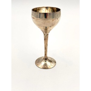 Most Selling Handmade Vintage Bell Shape Metal <b>Goblet</b> Long Stem Wine <b>Glass</b> For Party Occasion - Product Image 1