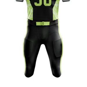 Uniforme de football américain sur mesure pour adultes, réversible, imprimé par sublimation, vêtements de sport en mesh, ensemble pantalon et manches courtes - Product Image 3