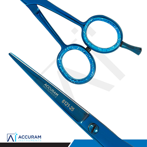 Tijeras de Peluquería Profesionales Accuram, Ecológicas, Reutilizables, de Acero Inoxidable, con Filo de Cuchilla, para Salón de Belleza, Corte y Estilismo de Cabello - Product Image 4