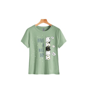Meilleures ventes de t-shirts à col rond 100% coton avec conception personnalisée imprimés à manches courtes, vente en gros OEM décontracté uni tricoté orienté vers l'exportation - Product Image 6