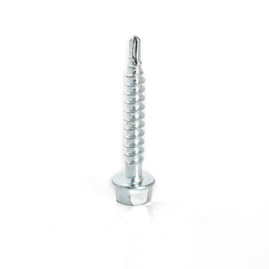 Vis autoperceuse à tête hexagonale PDC / Vis autotaraudeuse galvanisée en acier au carbone de classe 4.8 et 6.8, filetage grossier en pouces - Product Image 5