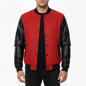 Casual Men Streetwear Cool Bomber <b>Jacket</b> <b>Long</b> sleeve University <b>Jacket</b> Letterman College <b>Jacket</b> for Men Custom Team Logo - Product Image 1