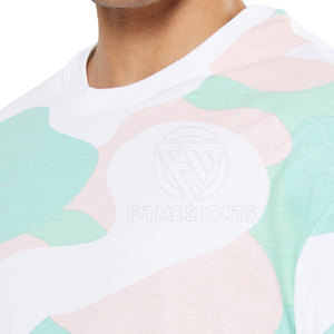 Camiseta de Algodón de Corte Cuadrado con Logotipo Frontal, Precio Económico, Venta Caliente, Suministro Directo de Fábrica, Mejor Venta en Línea para Hombre - Product Image 6