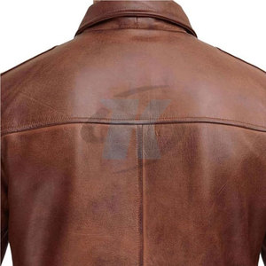 High Quality Customized Logo <b>Leather</b> Winter <b>Jacket</b> Fashion Clothing Hot Sale <b>Leather</b> <b>Jacket</b> For <b>Men</b> - Product Image 6